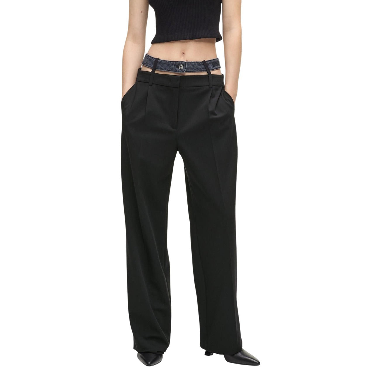 Karl Lagerfeld Jeans Hose Damen Schwarz