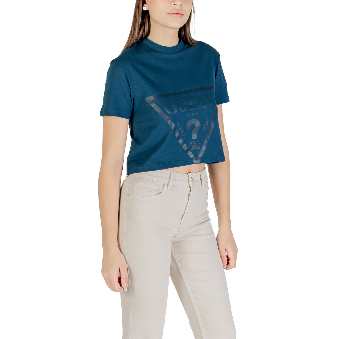 Guess Active T-shirt Dames Blauw
