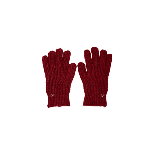 Pieces Handschoen Dames Rood