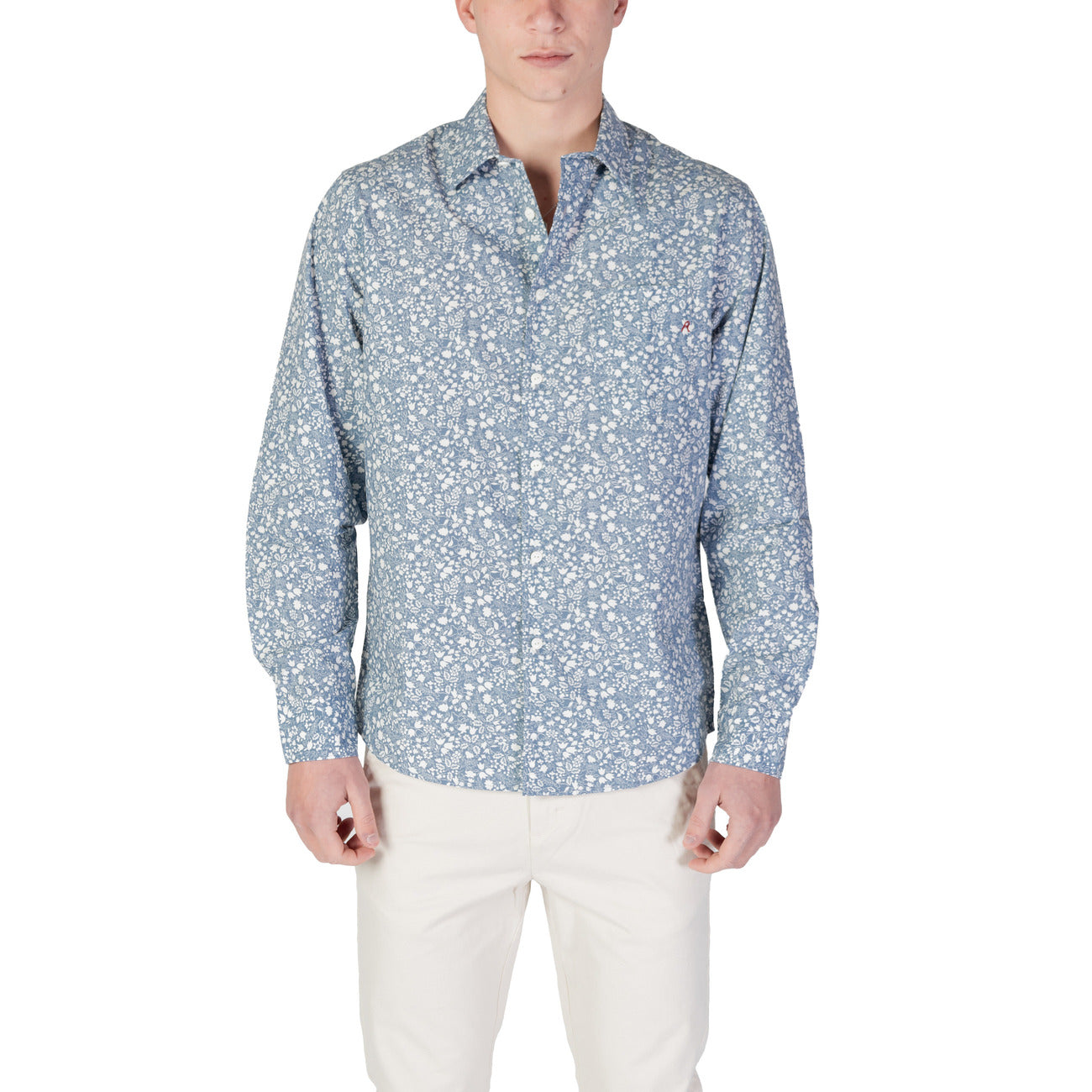 Replay Shirt Heren Lichtblauw #2409629