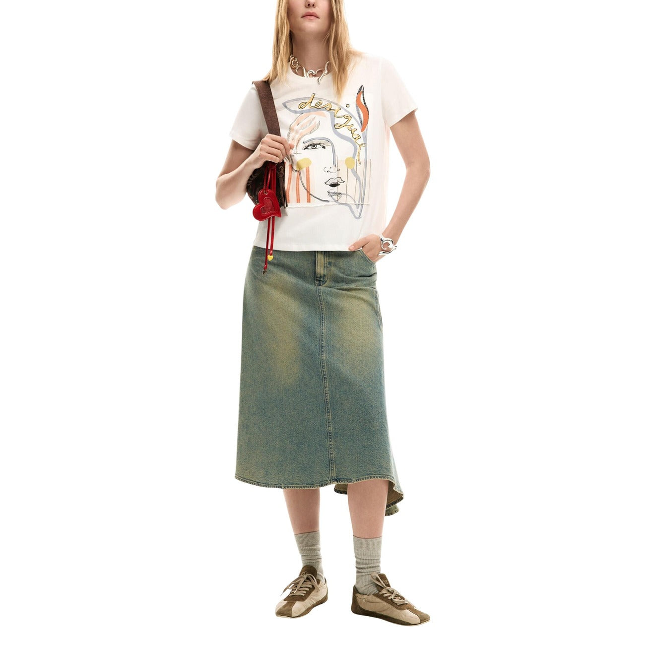 Desigual T-Shirt Damen Weiß #2451445