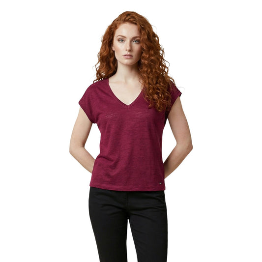 Morgan De Toi T-Shirt Damen Bordeaux