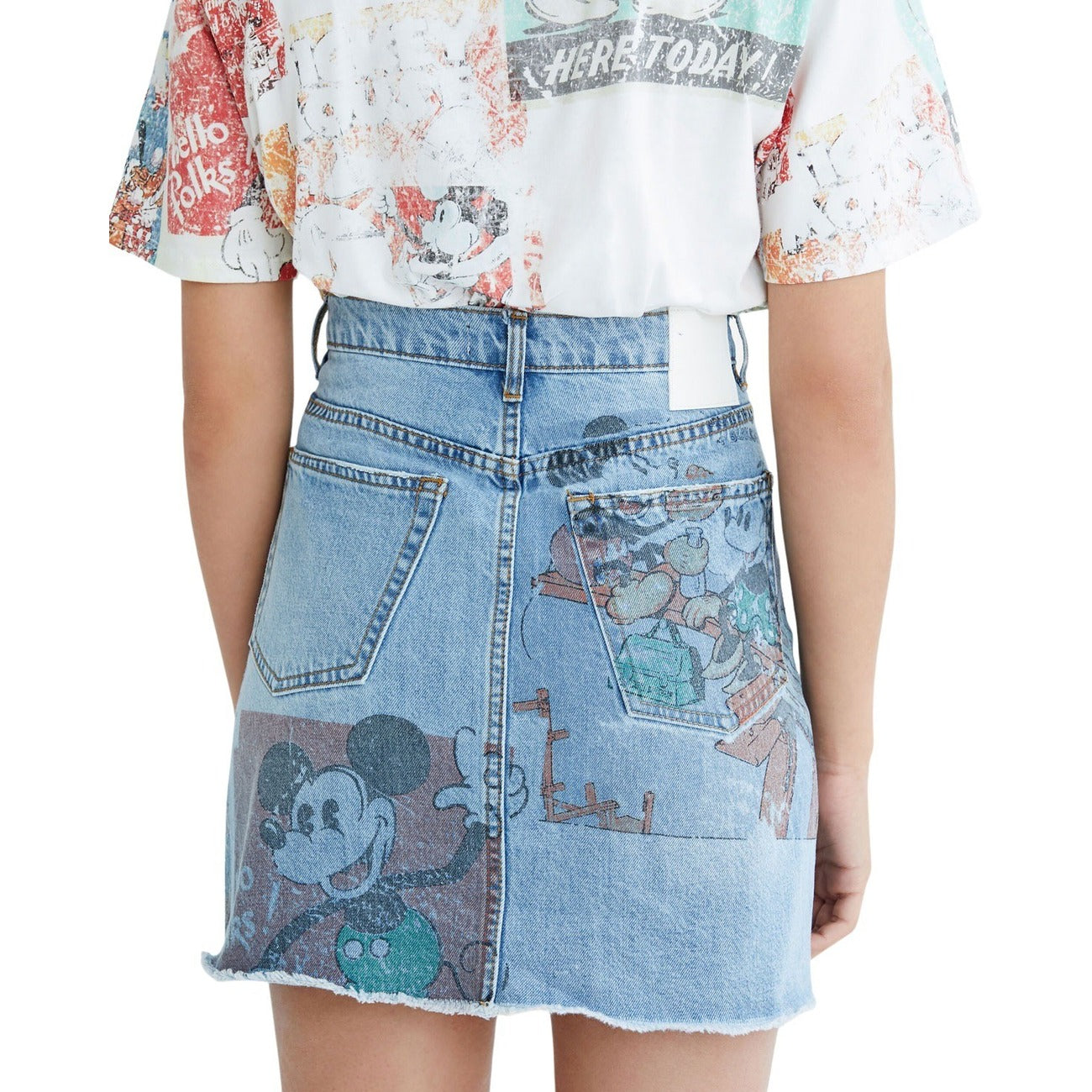 Desigual Rok Dames Blauw #326624