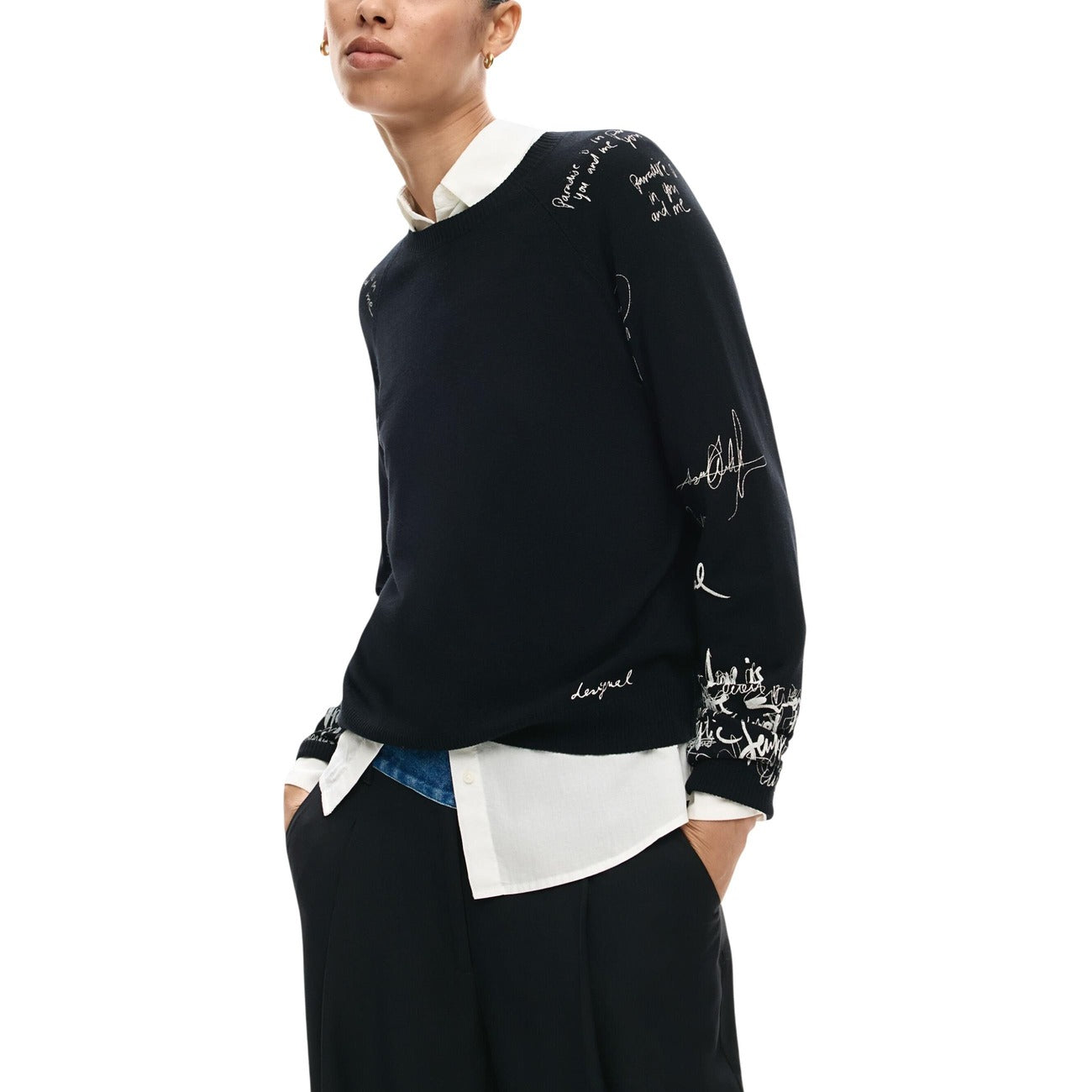 Desigual Strickmode Damen Schwarz #2451021