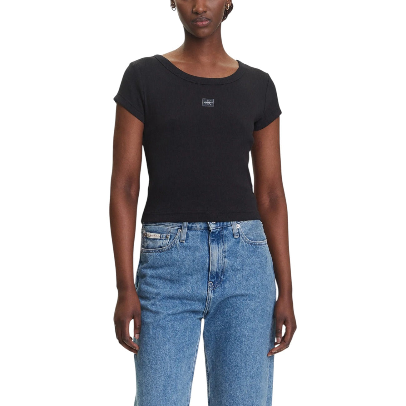 Calvin Klein Jeans T-shirt Women Light Blue