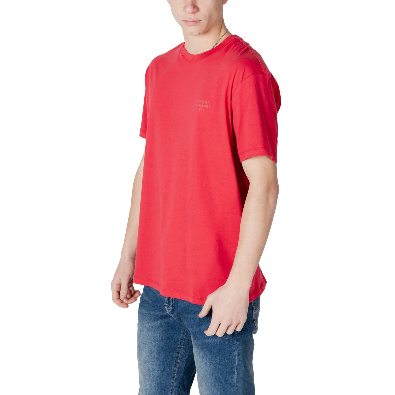 Armani Exchange T-shirt Heren Rood