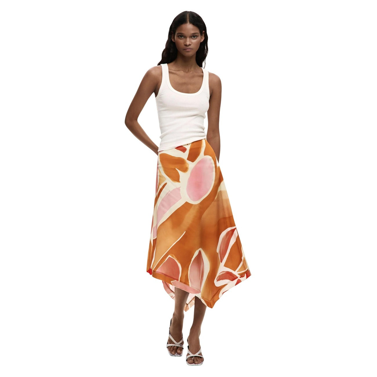 Desigual Skirt Women Orange