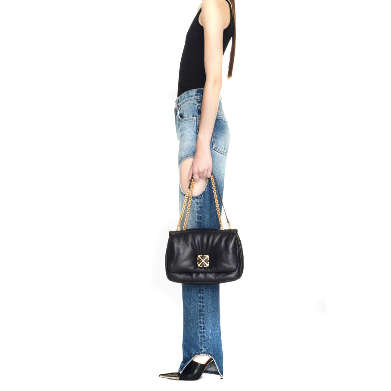 Off-white Tas Dames Zwart