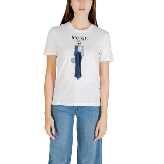 Only T-shirt Dames Wit #2425710