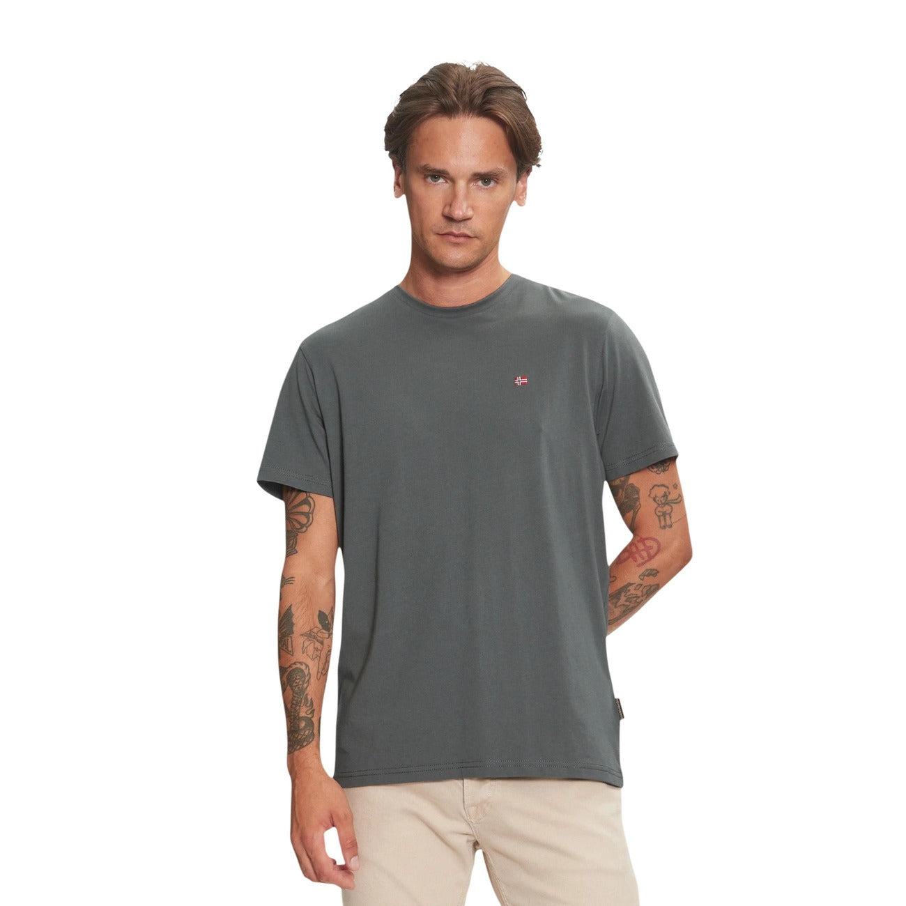 Napapijri T-Shirt Herren Grau