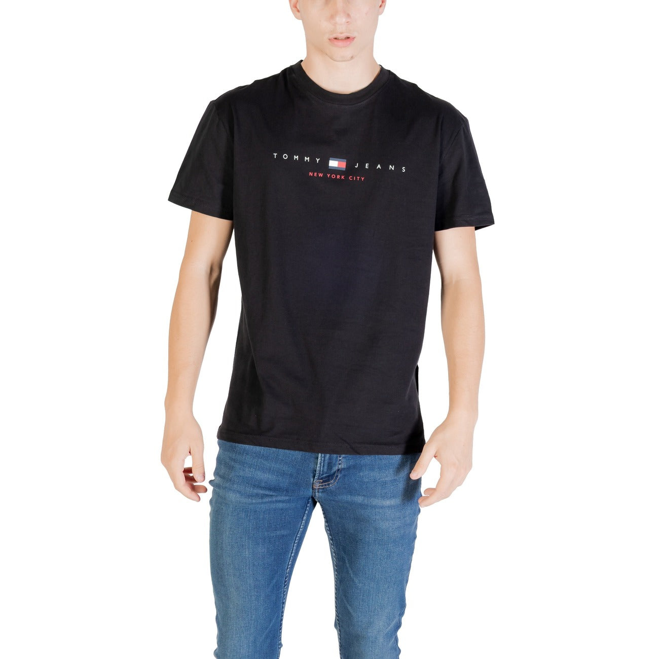 Tommy Hilfiger Jeans T-shirt Heren Zwart #2426660