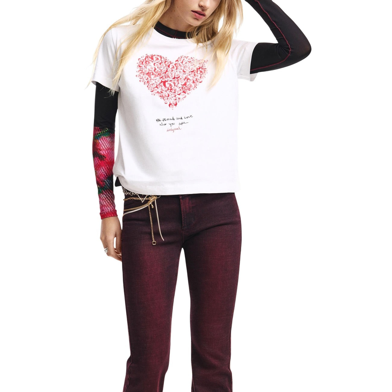 Desigual T-Shirt Damen Weiß #2451088