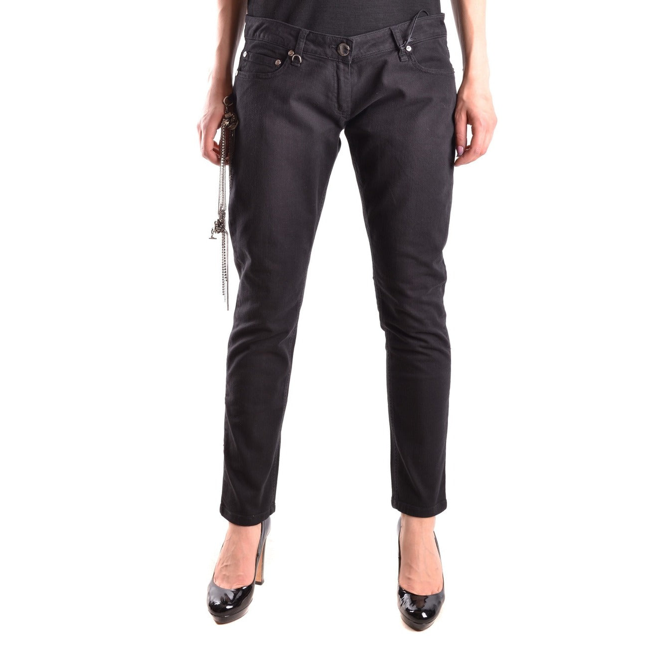 Elisabetta Franchi Jeans Dames Zwart