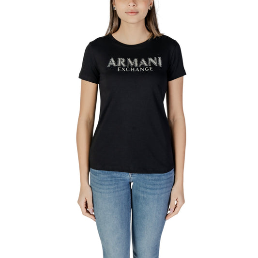 Armani Exchange T-shirt Dames Zwart #2409602