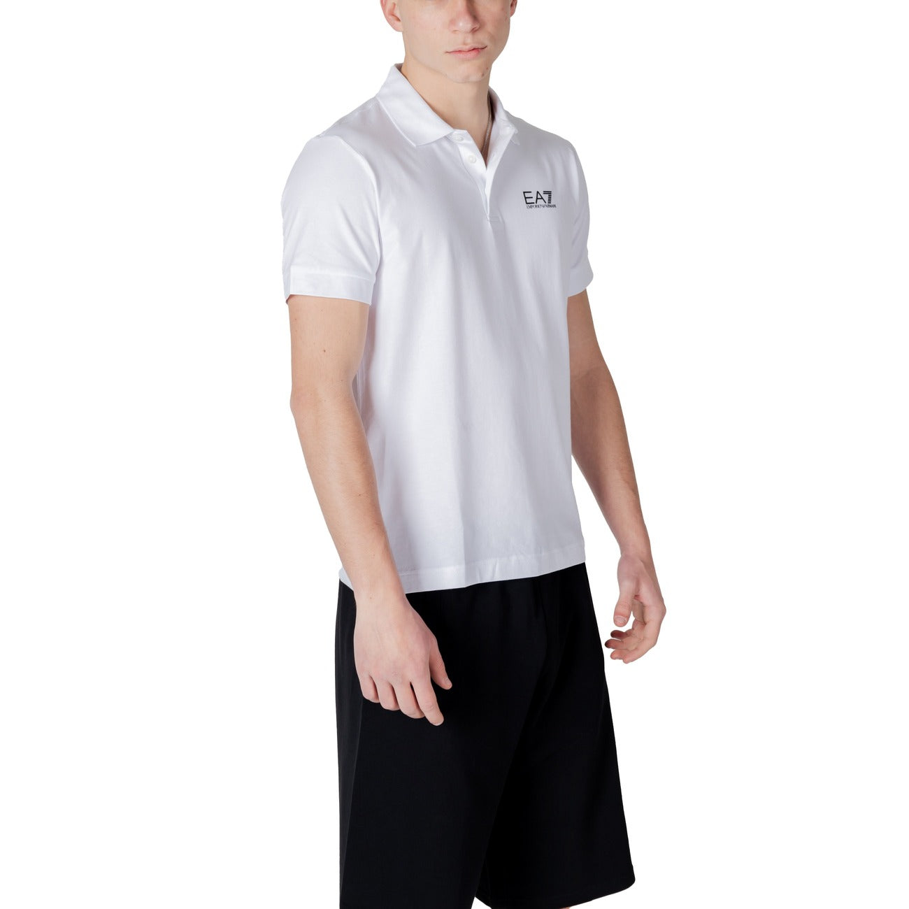 Ea7 Polo Top Herren Weiß