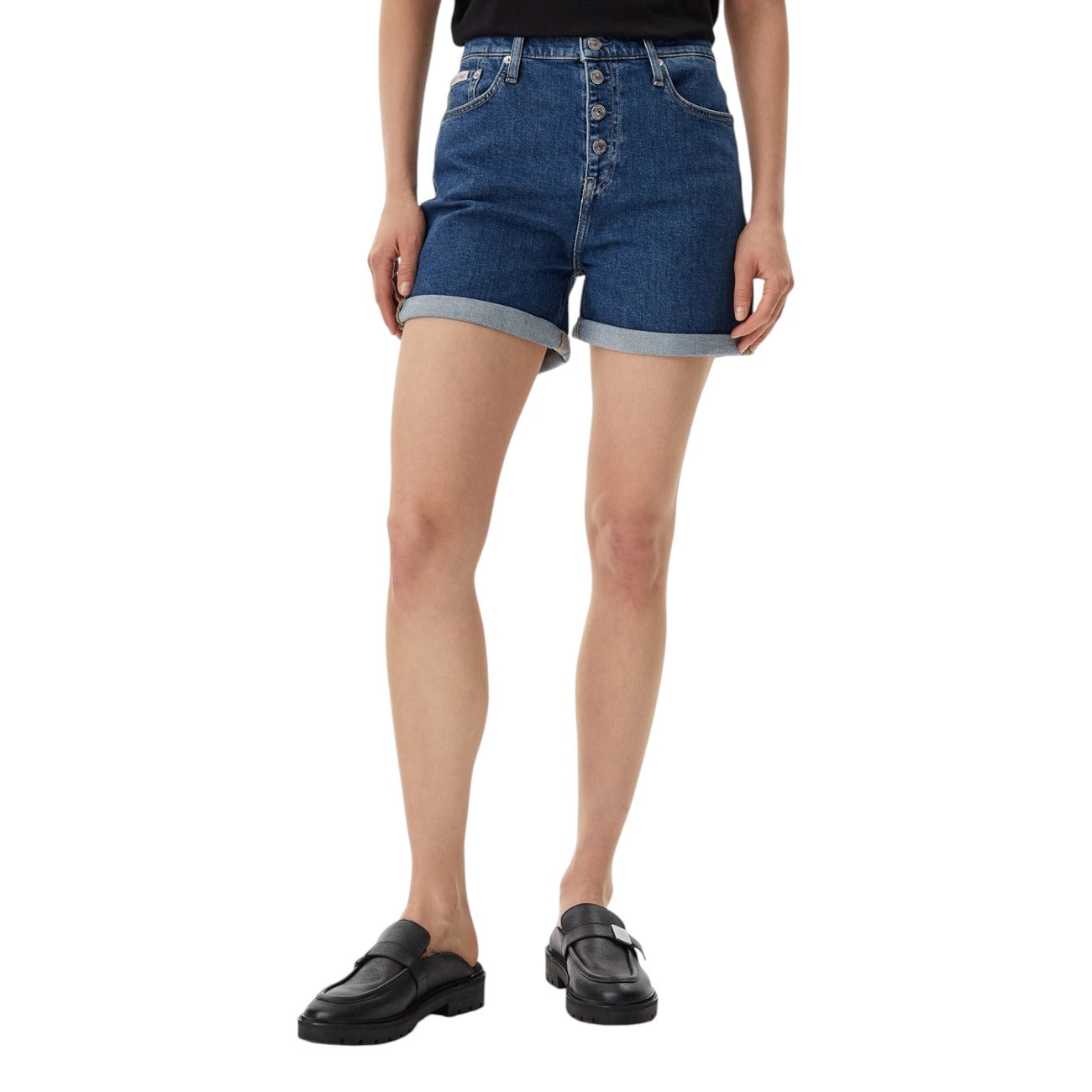 Calvin Klein Jeans Shorts Dames Blauw