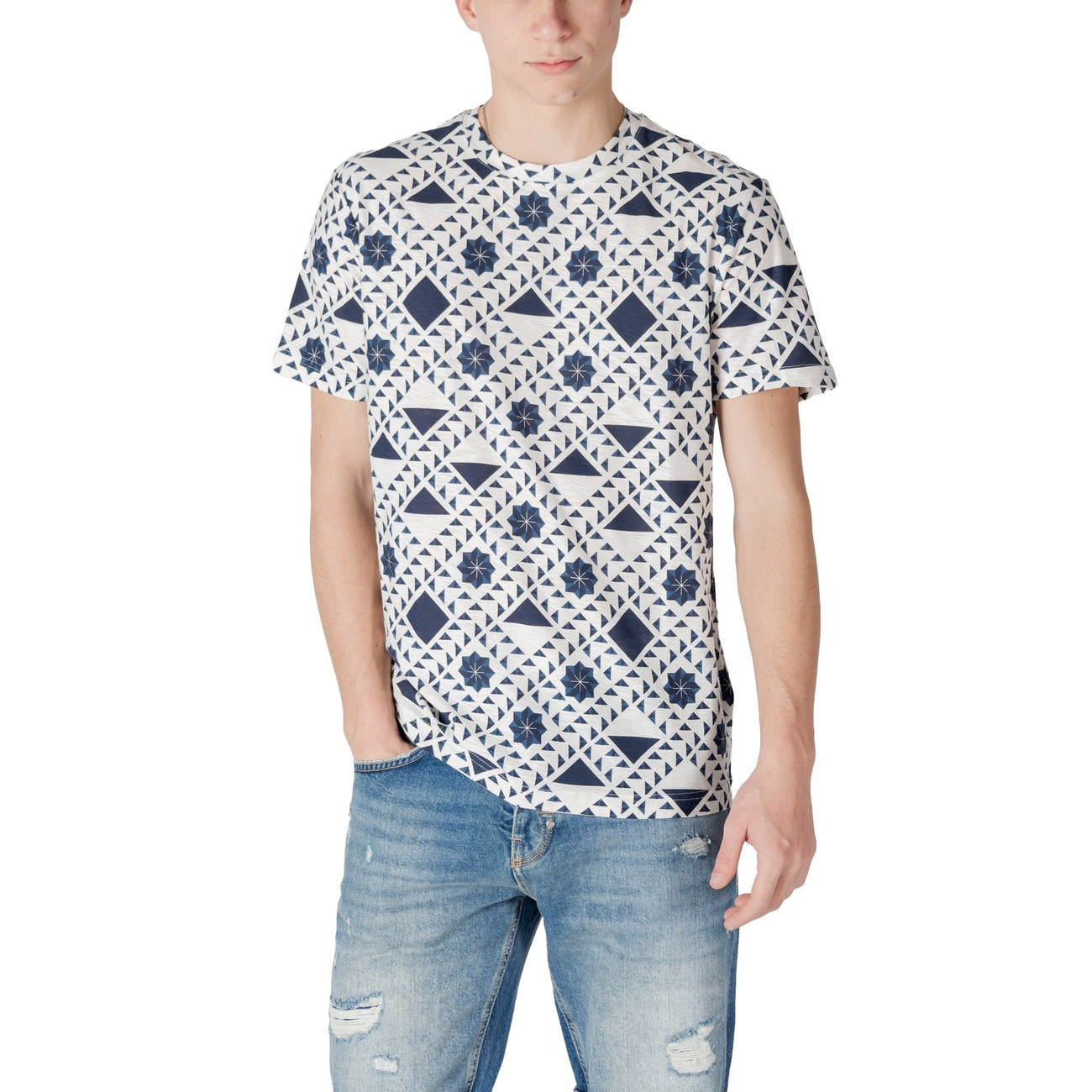 Antony Morato T-shirt Heren Blauw #2413793