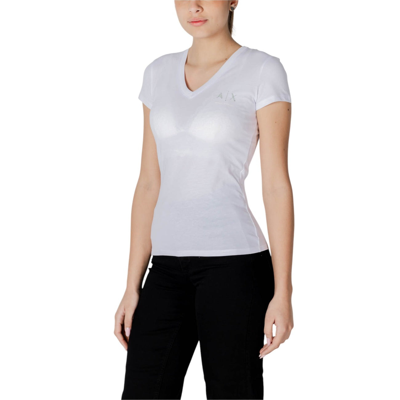 Armani Exchange T-shirt Dames Wit #2412629