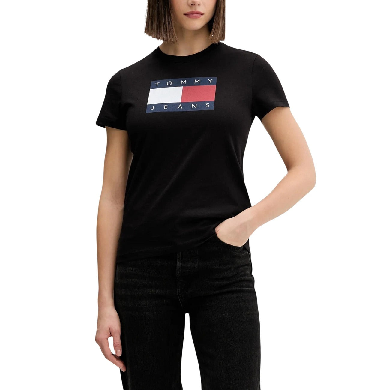Tommy Hilfiger Jeans T-Shirt Damen Weiß #2450566
