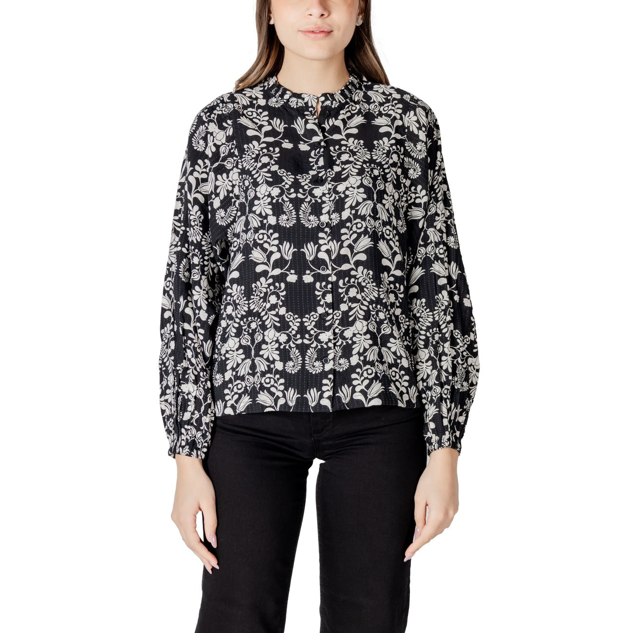 Ichi Bloes Dames Zwart #2414130