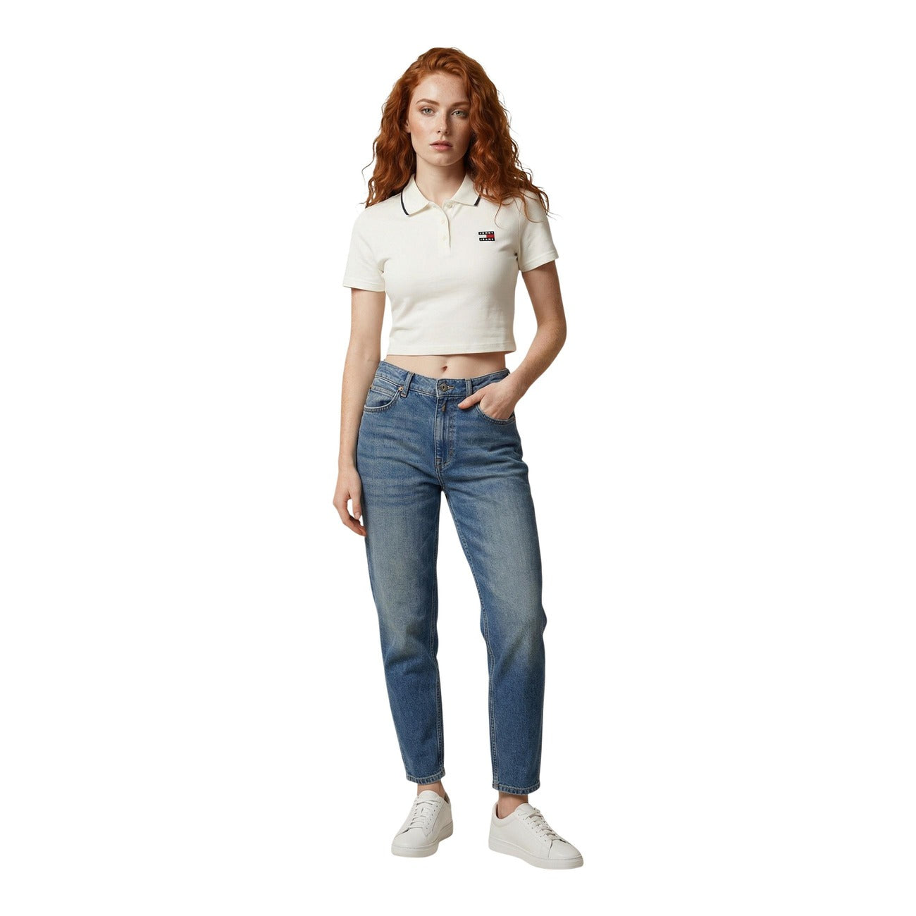 Tommy Hilfiger Jeans Top Dames Wit