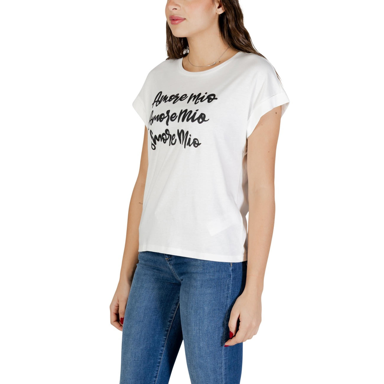 Morgan De Toi T-shirt Dames Wit #2449940