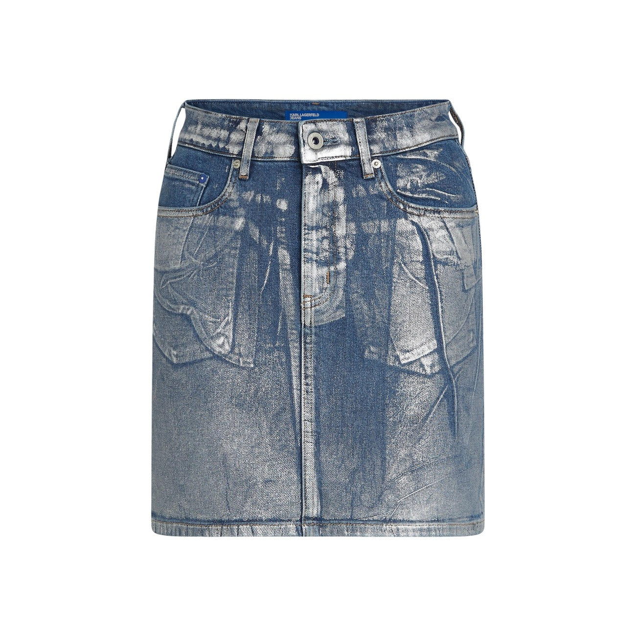 Karl Lagerfeld Jeans Rock Damen Hellblau