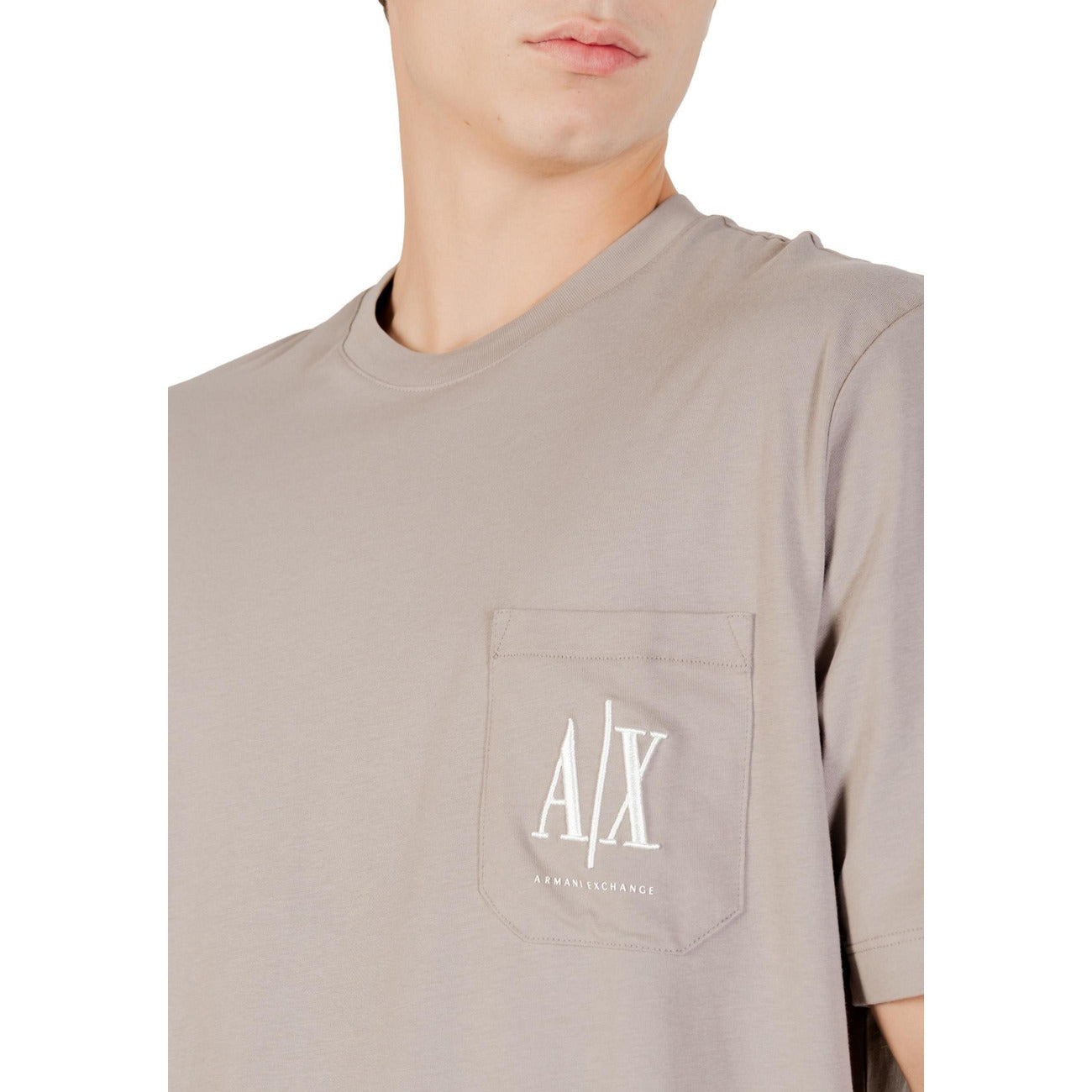 Armani Exchange T-shirt Heren Bruin #2411684