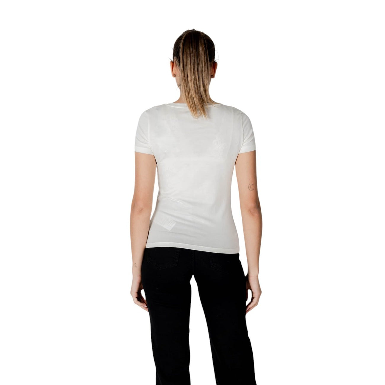 Ea7 T-shirt Dames Wit #2412485