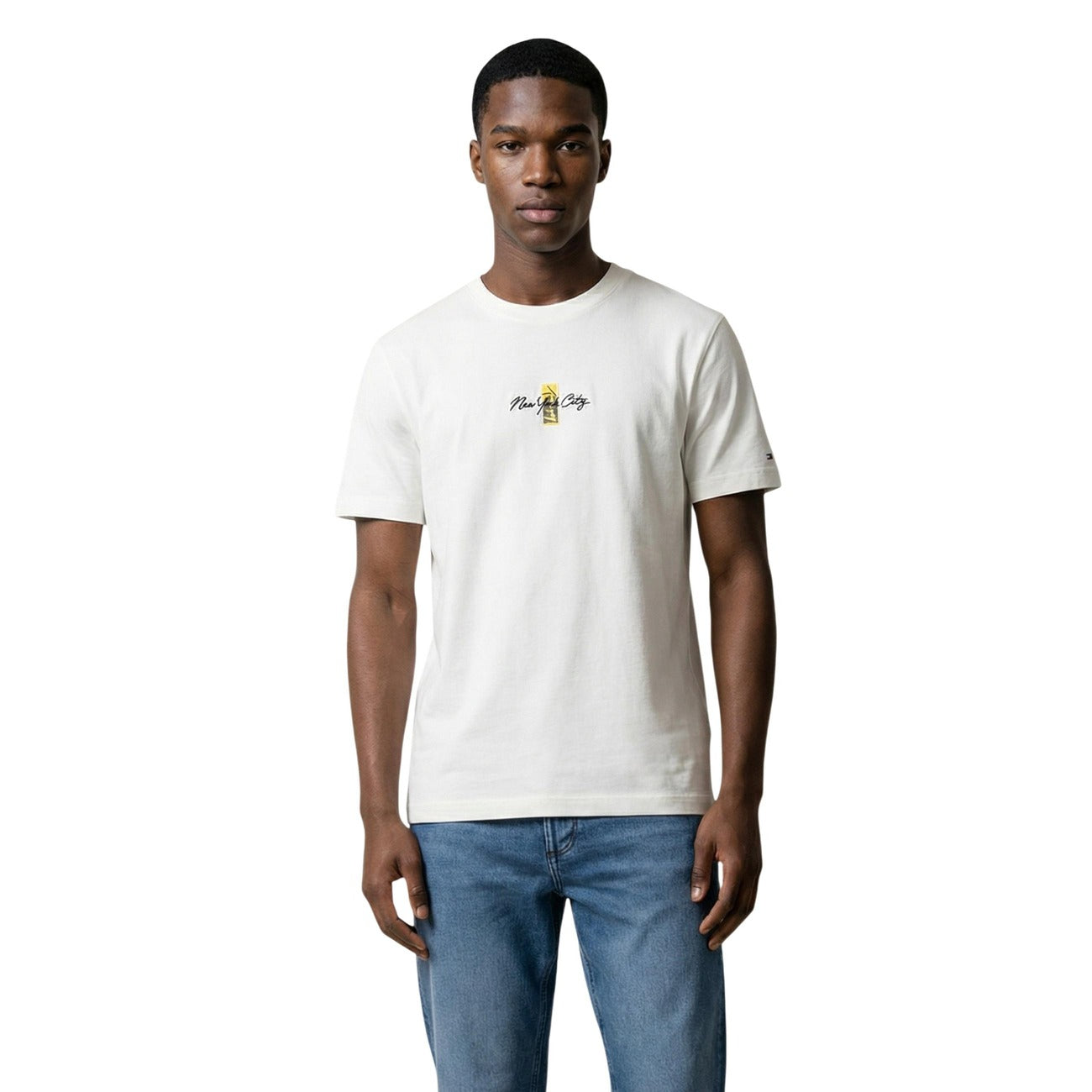 Tommy Hilfiger Jeans T-Shirt Herren Beige #2457658
