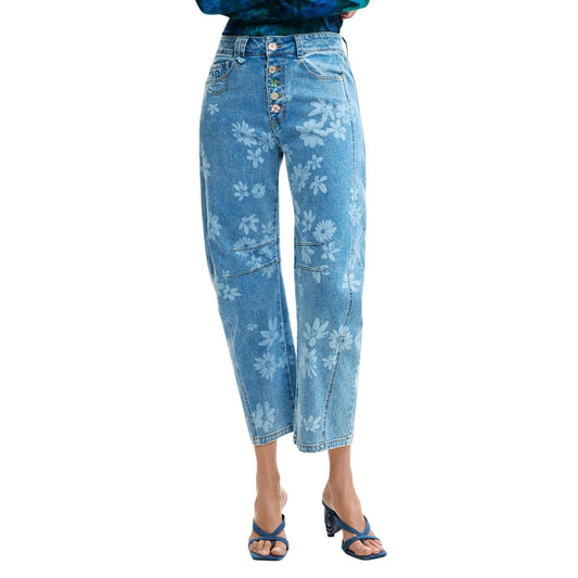 Desigual Jeans Dames Lichtblauw