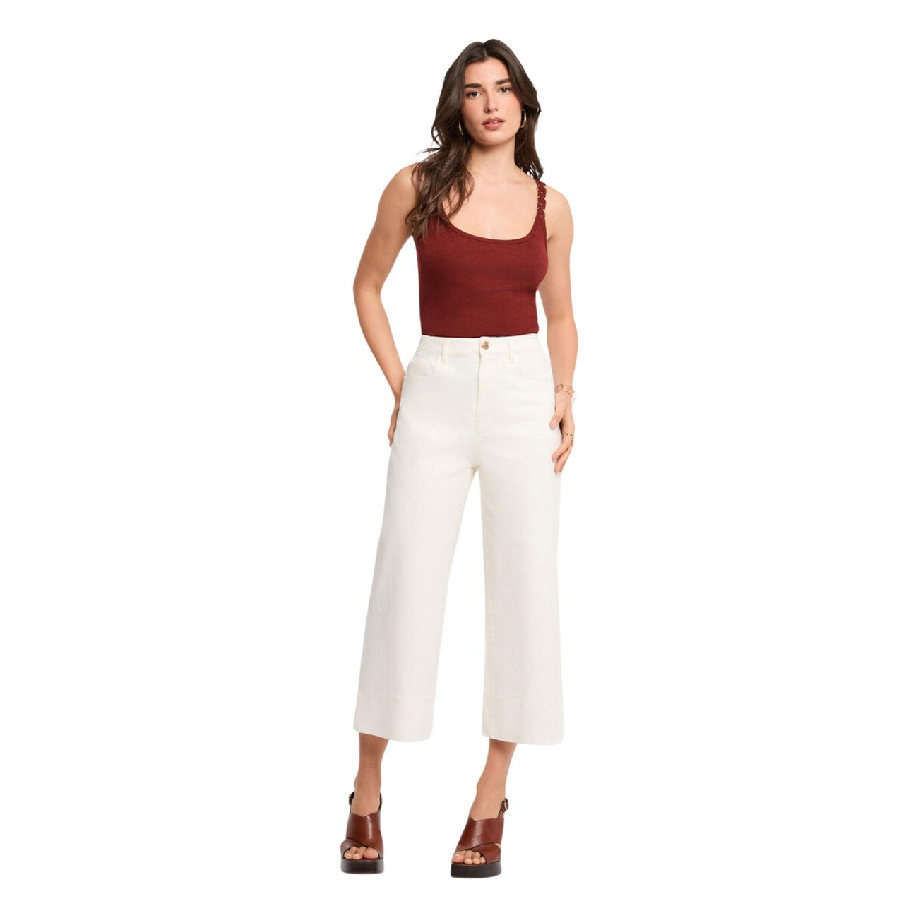 Morgan De Toi Vest Dames Bruin