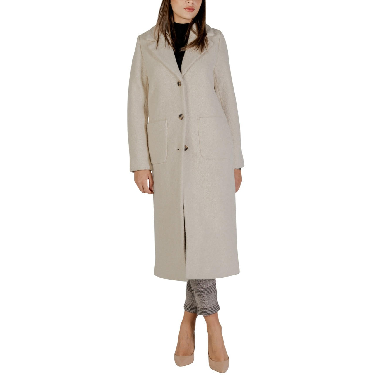 Ichi Jacke Damen Beige