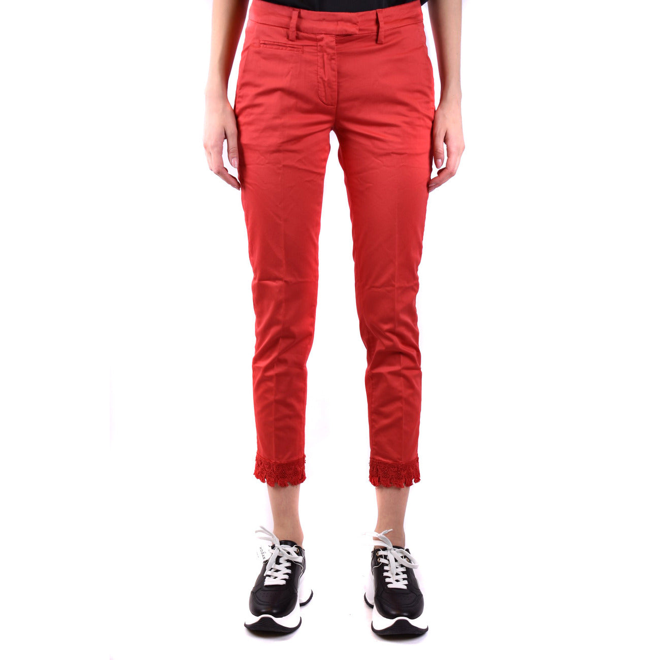 Dondup Broek Dames Rood