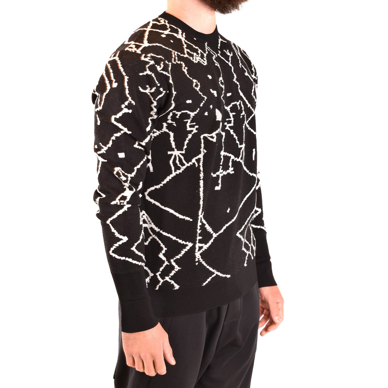 Neil Barrett Strickmode Herren Schwarz