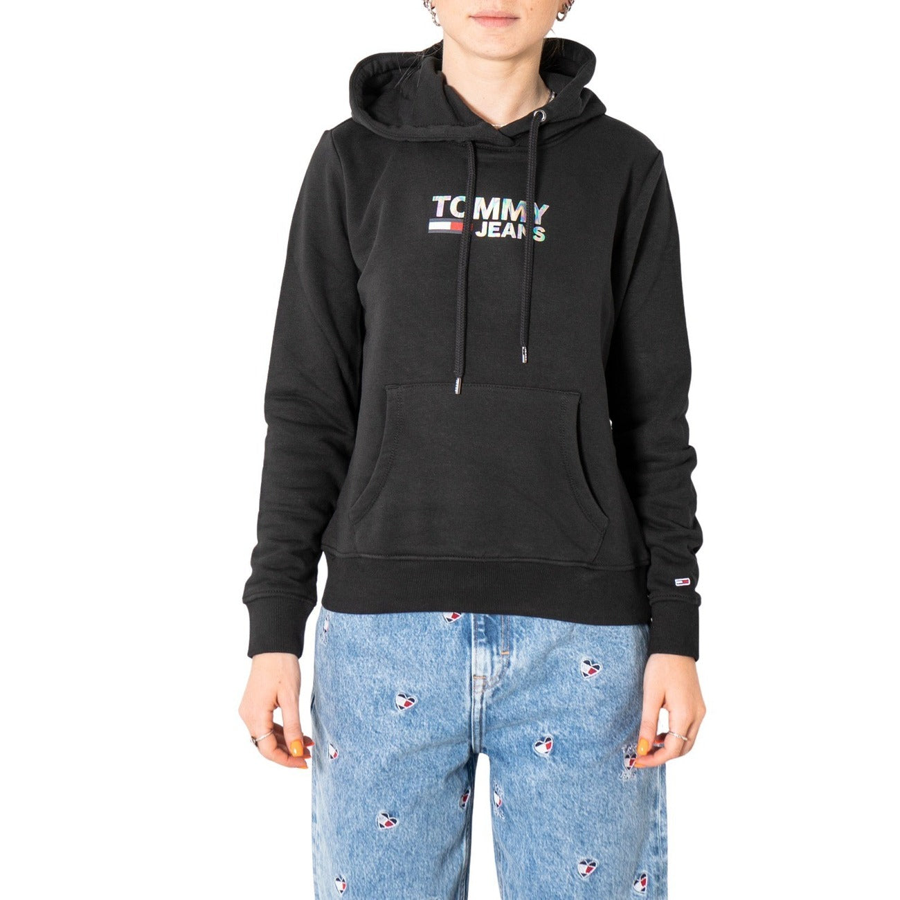 Tommy Hilfiger Jeans Sweatshirt Dames Zwart #318498
