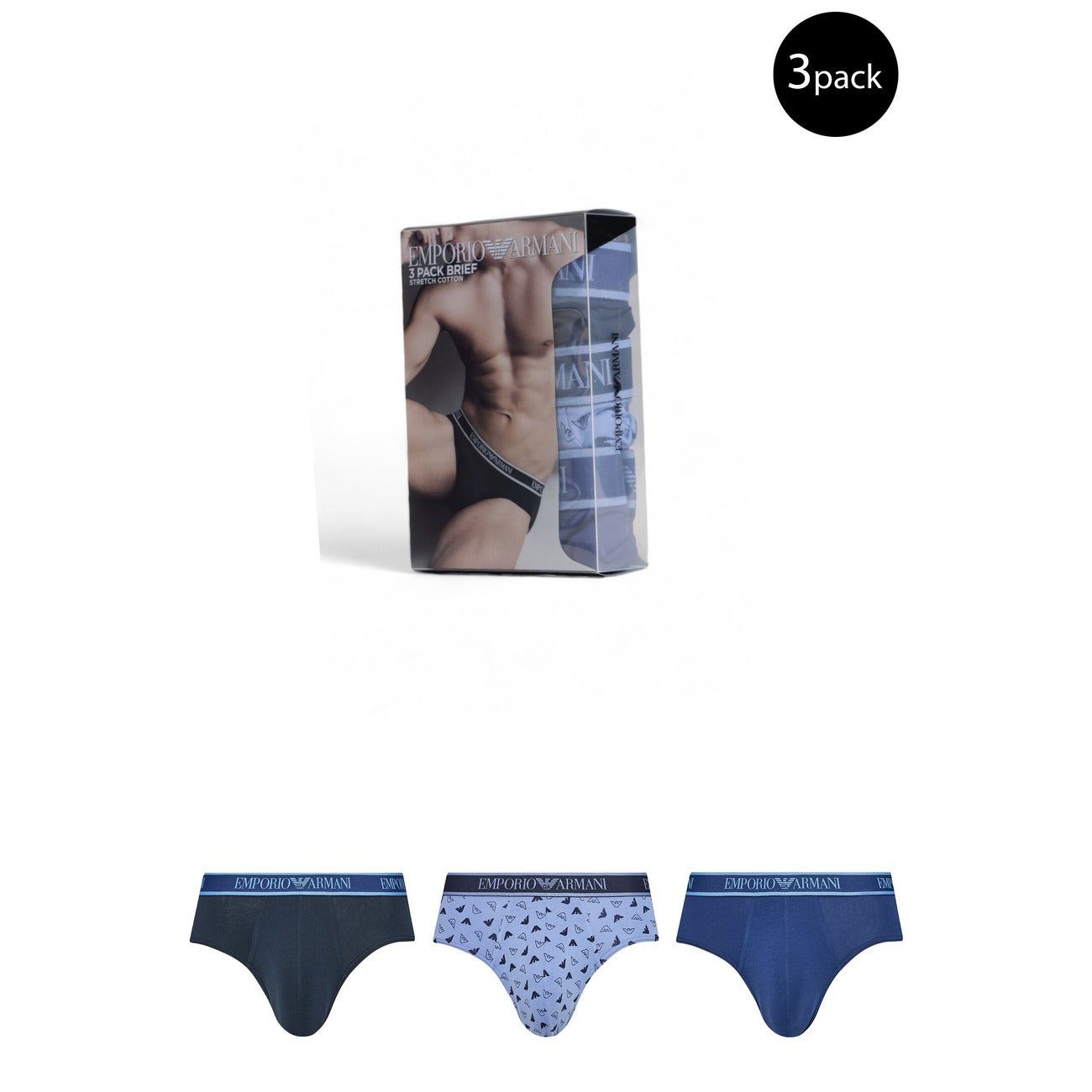 Emporio Armani Underwear Ondergoed Heren Lichtblauw