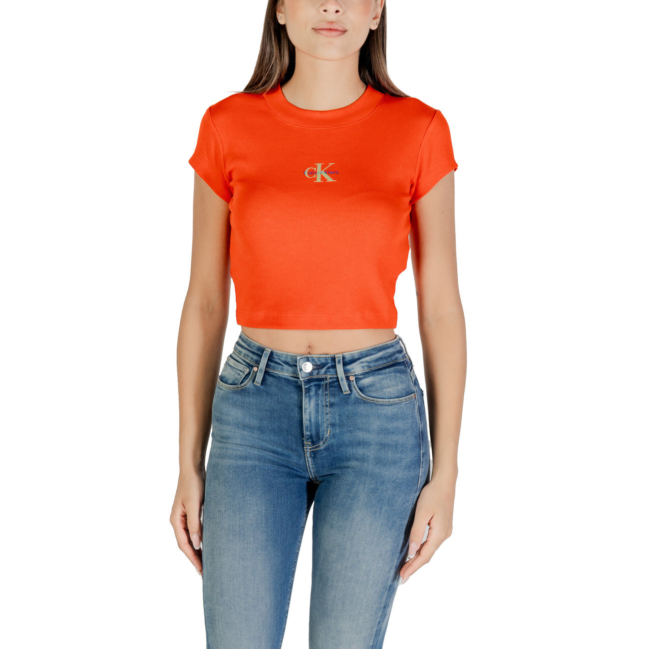 Calvin Klein Jeans Top Dames Rood