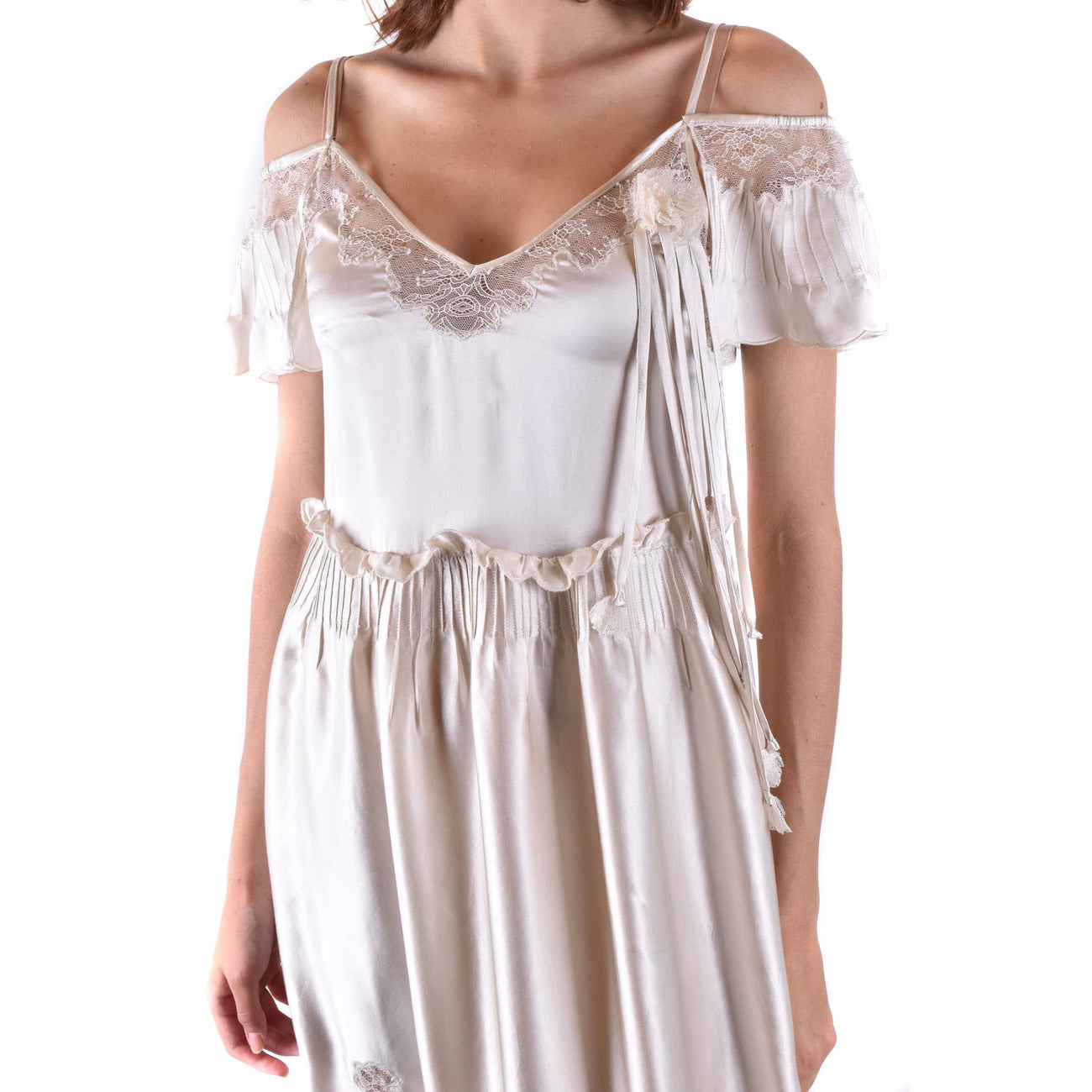 Twinset Kleid Damen Weiß