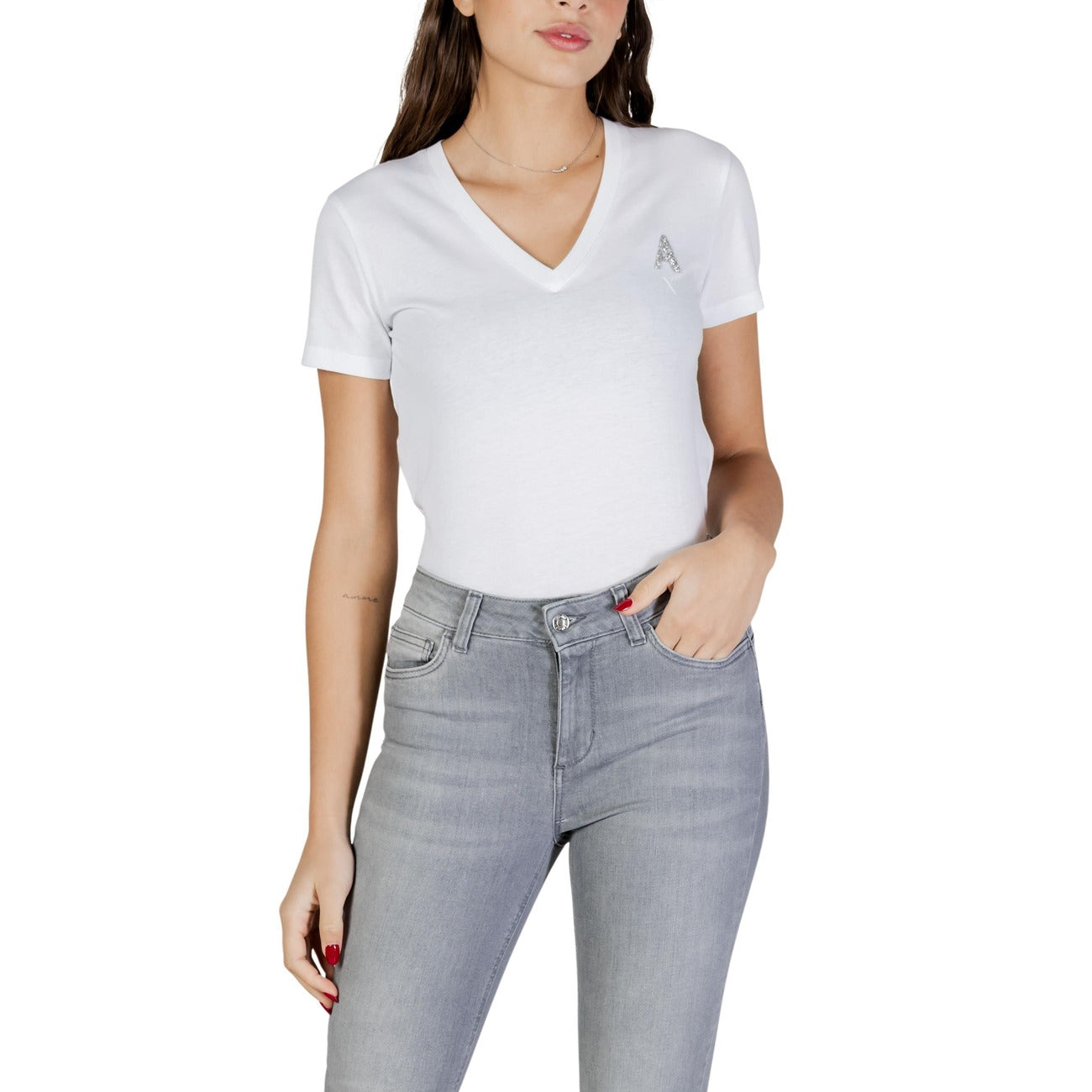 Armani Exchange T-Shirt Damen Schwarz #2450835