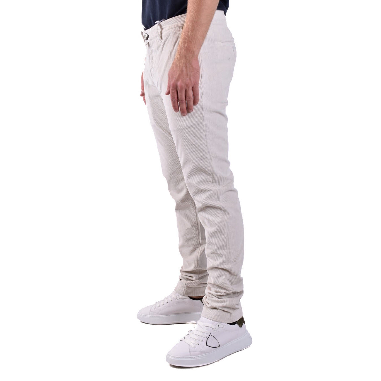 Dondup Hose Herren Weiß