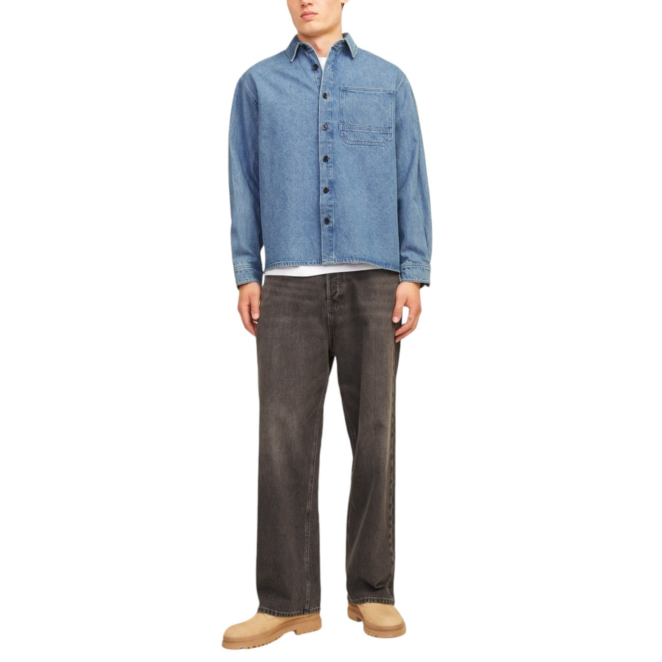 Jack & Jones Shirt Heren Blauw