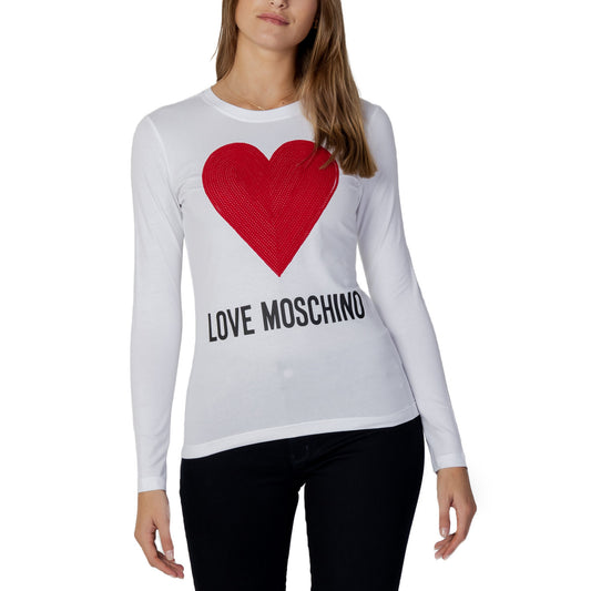 Love Moschino T-shirt Dames Wit #397004
