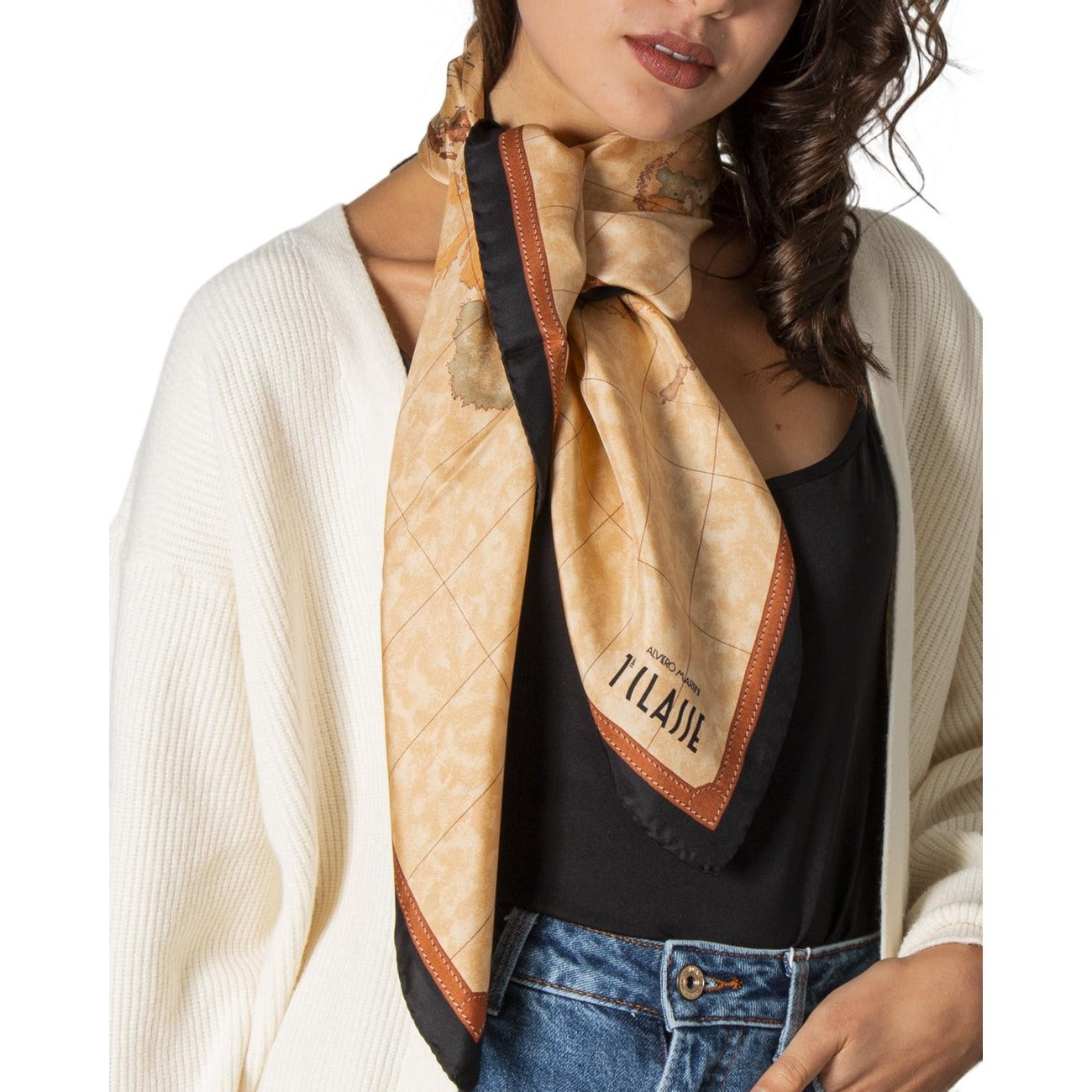 Alviero Martini Prima Classe Schal Damen Braun #2360123