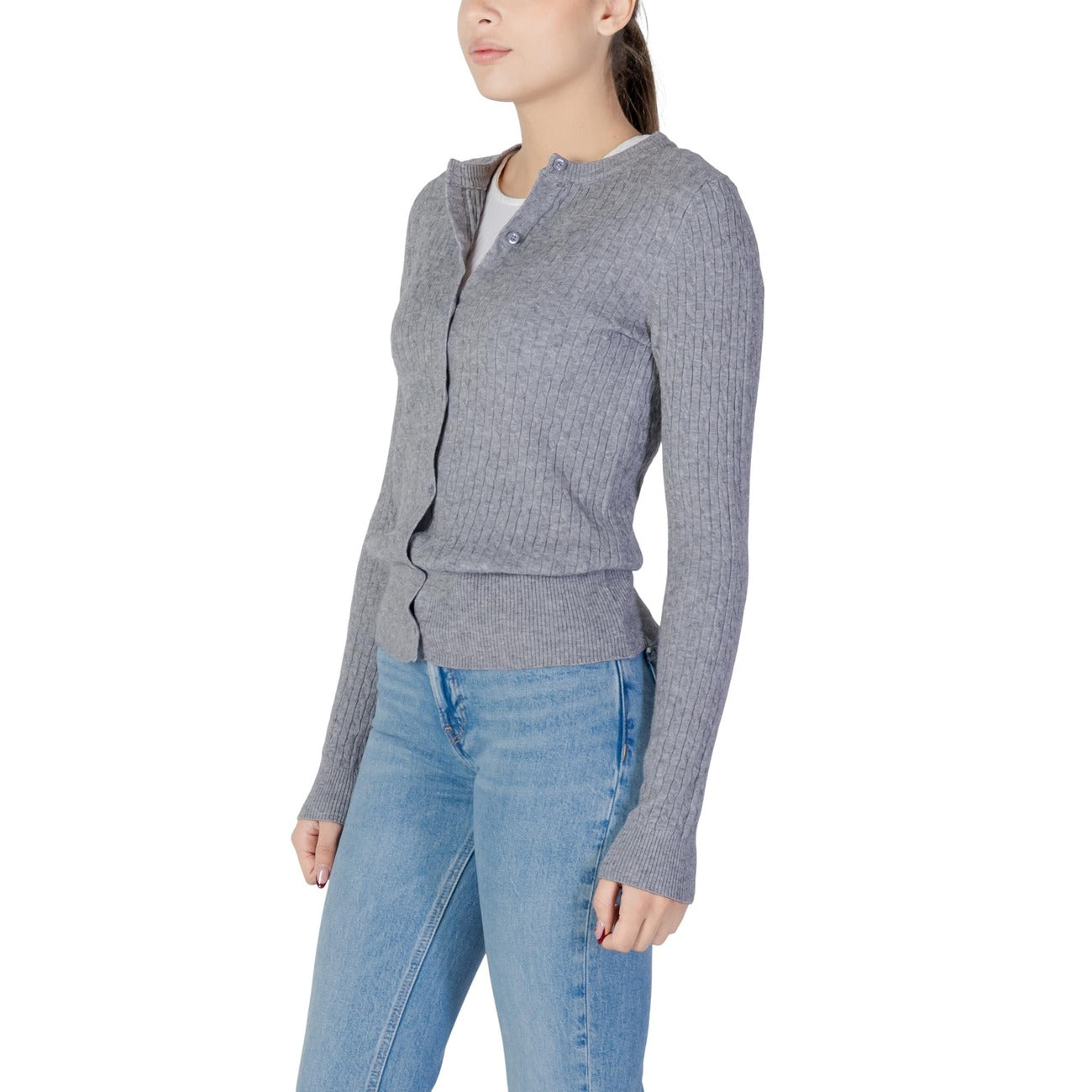 Choral Strickmode Damen Grau #2465280