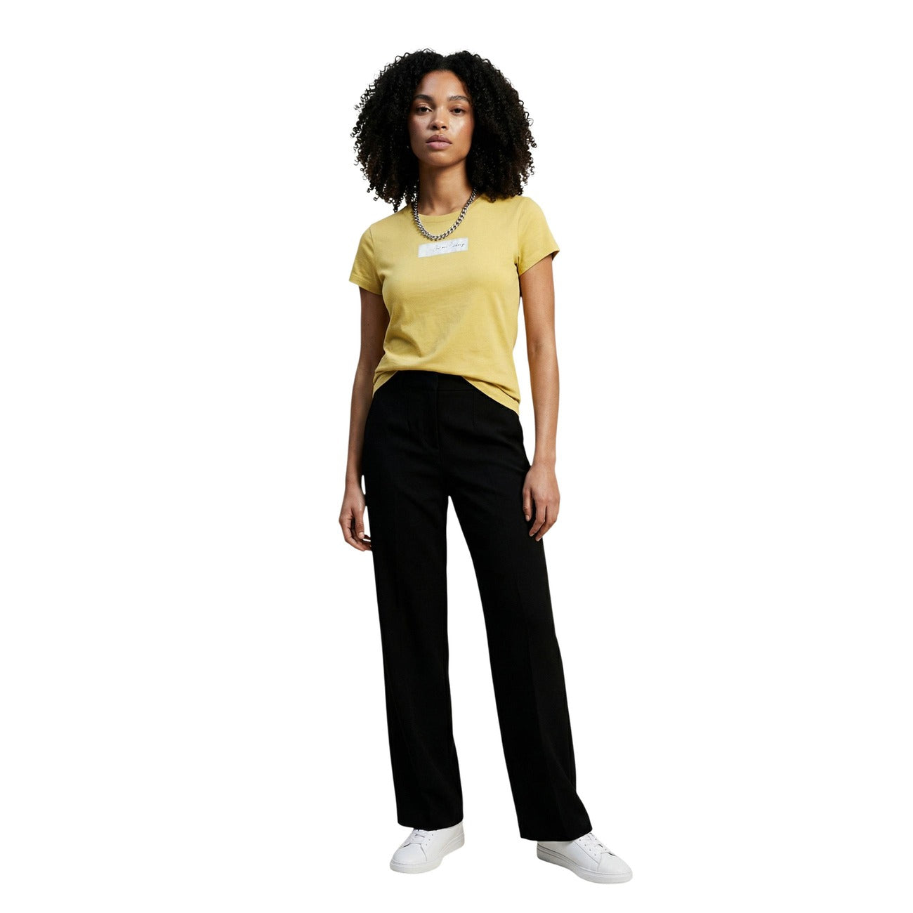 Armani Exchange T-Shirt Damen Gelb