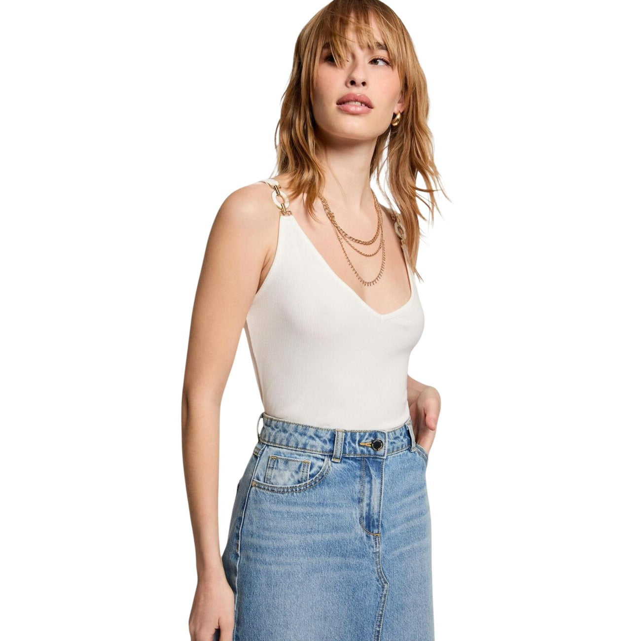 Morgan De Toi Top Damen Schwarz Schwarz