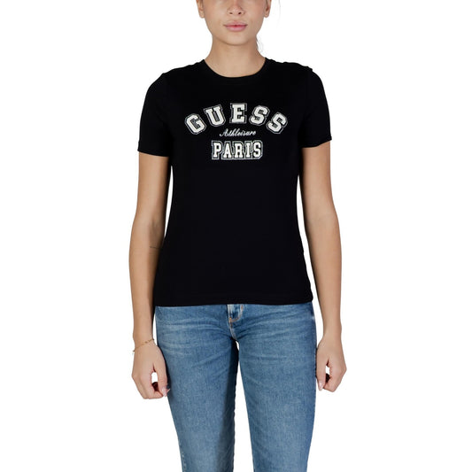 Guess Active T-shirt Women Black #2449381