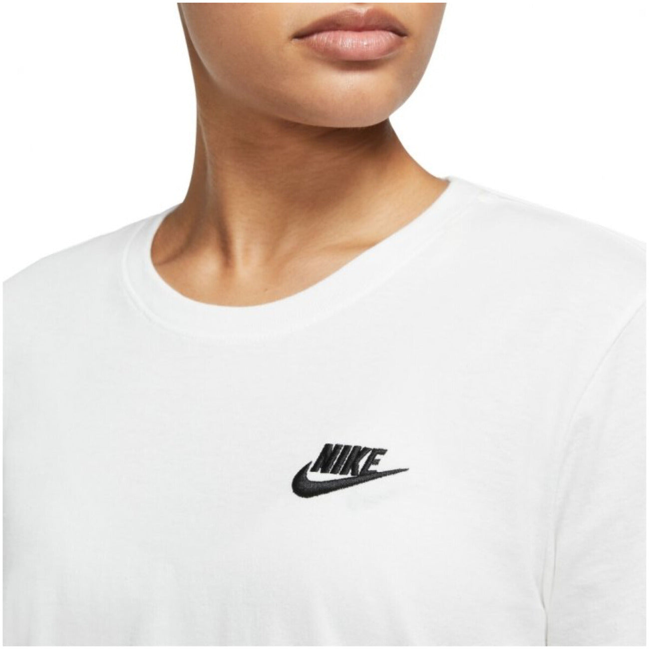 Nike T-shirt Dames Wit