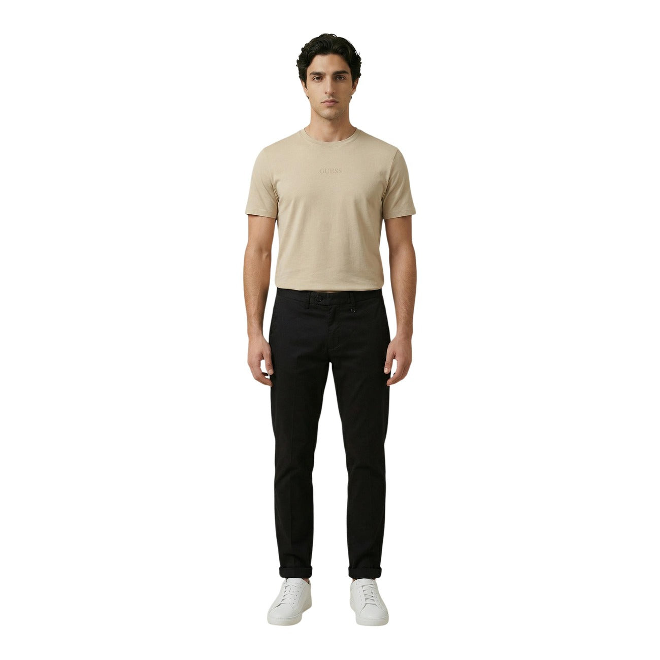 Guess T-Shirt Herren Beige #2452616